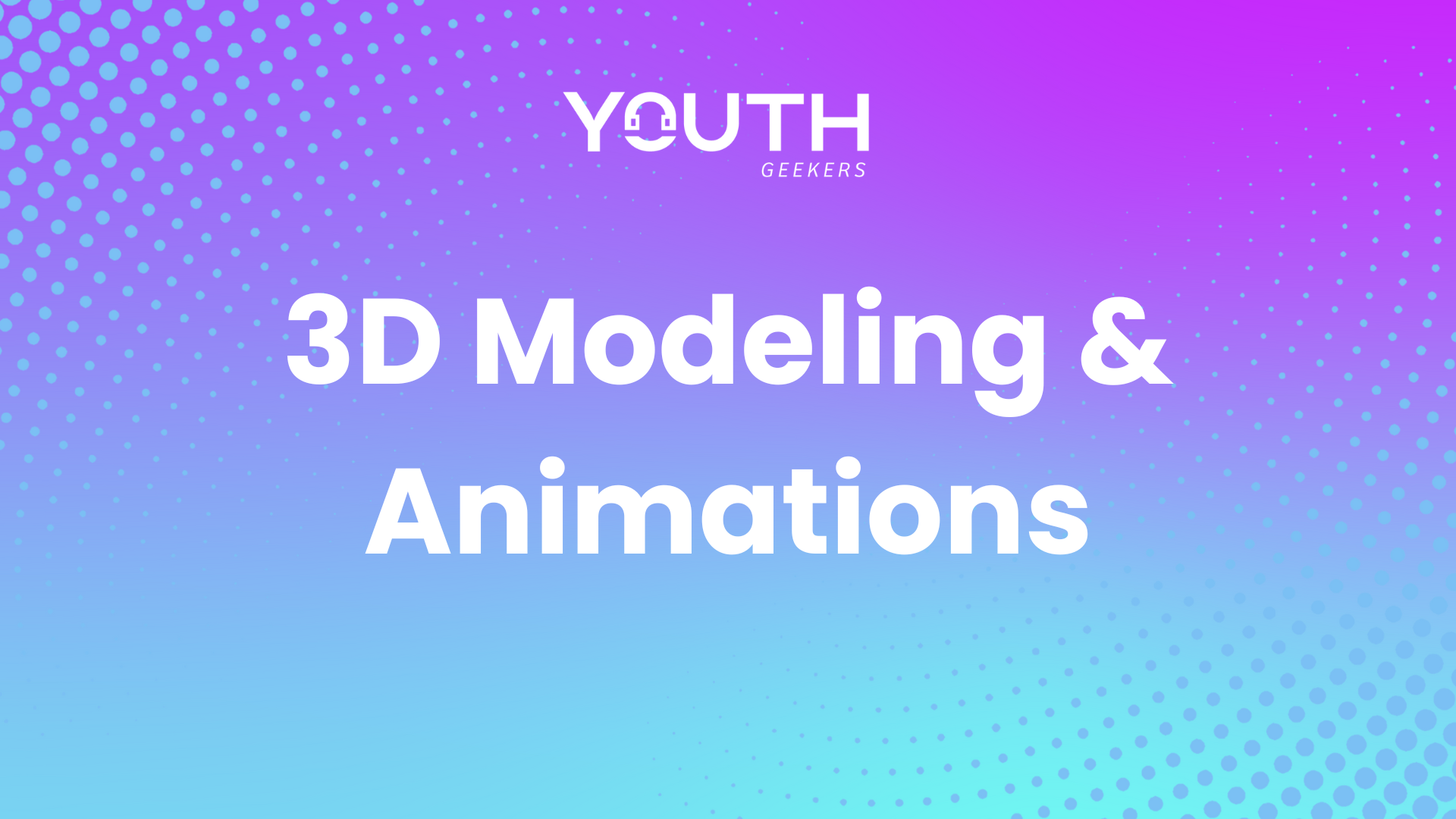3d modeling & animations Banner